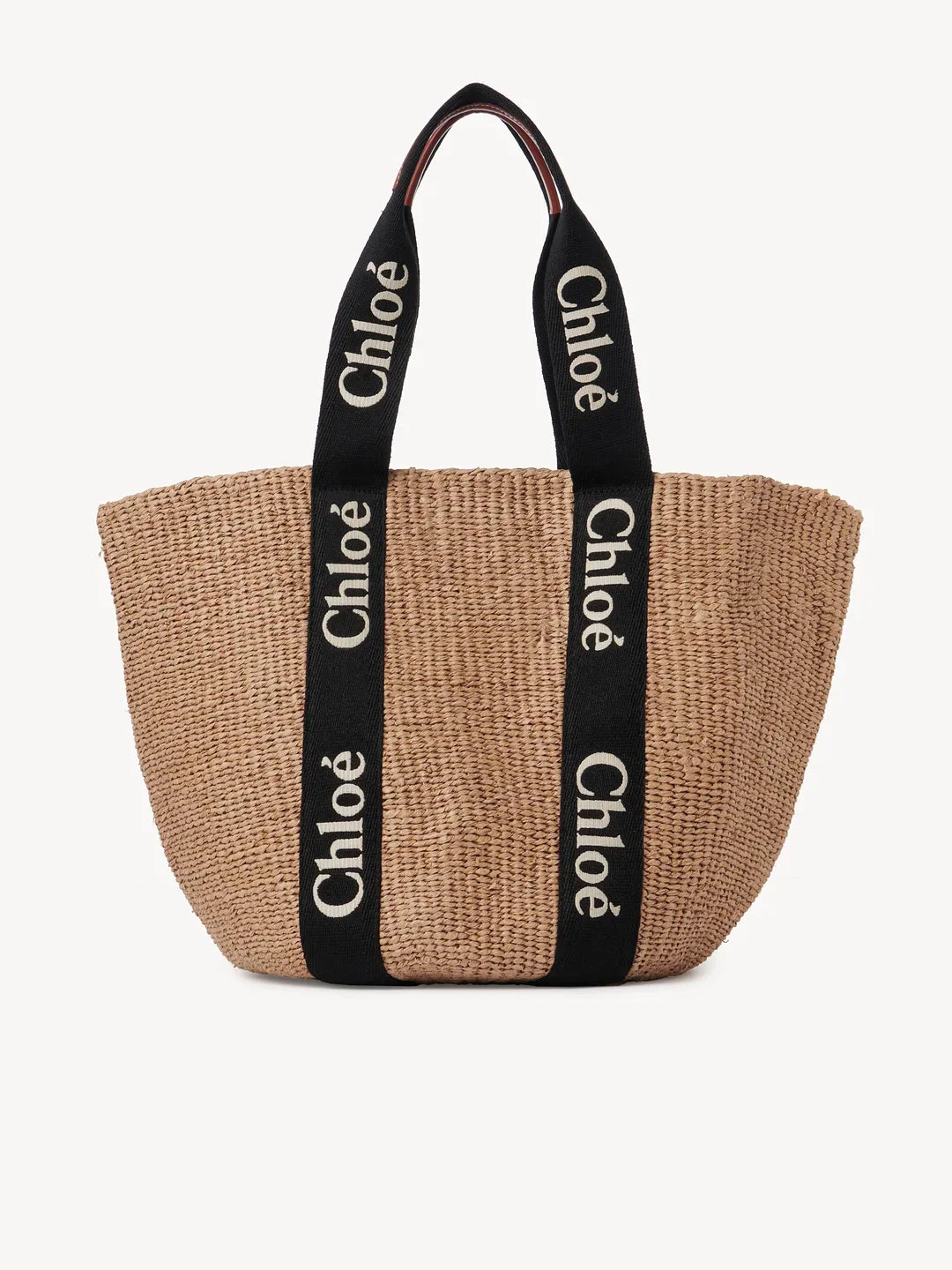 Large Woody basket in natural fibres